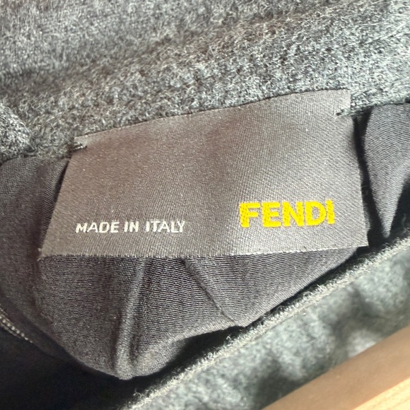 FENDI Colorblock Wool Skirt - Picture 6 of 7